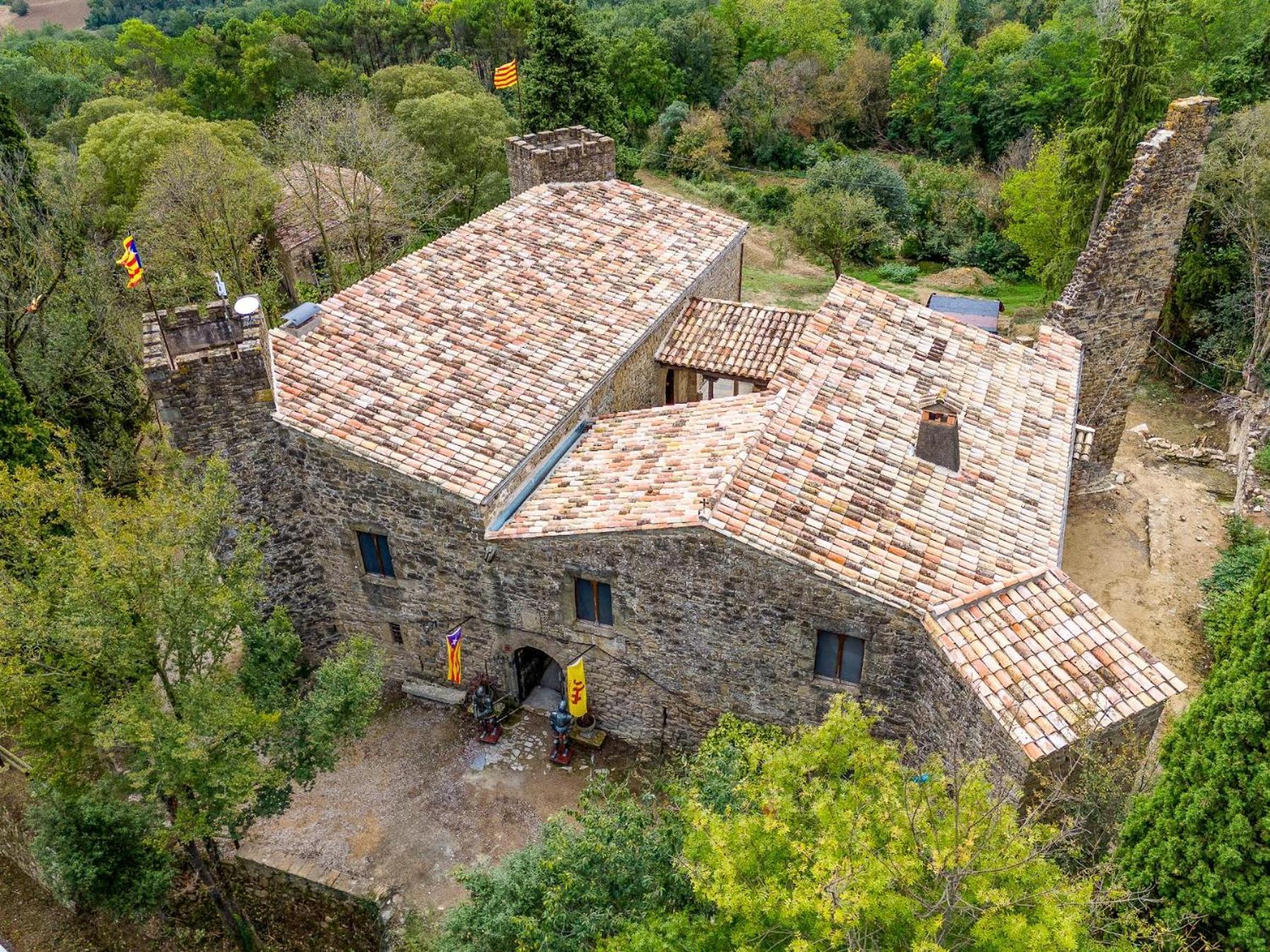 Castell In Girona Villa Sant Miquel de Campmajor Exterior photo
